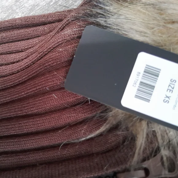 Fur crop stretchy sweater - Picture 5 of 5